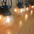 Pikkukuva 1 / 5: IP65 LED-valosarja keijukaisvaloköynnöksellä, suunniteltu loma-ajan valaistukseen, häihin, puutarhajuhliin, patiolle, aukiolle, joulukuuseen, ulkokoristeluun 23M 25Bulbs Filament