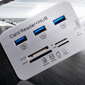 Miniatyrbild 3 av 5: USB HUB 3.0 USB Splitter 3 Portar Extensor Multi USB Förlängning Flera 3 0 Hub SD-Kortläsare USB3.
