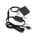 Miniatyrbillede 3 af 5: USB Type-C Kabel + DMW-DCC11 Blg10 Dummy Batteri til -GF6 GF5 GF3K TZ100 LX100 GX7 S6 S6K GX80 GX85 GX9