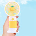 Miniatyrbild 4 av 5: Mini USB Handhållen Fläkt Multifunktionell Skrivbordsfläkt med Ställ Eectrisk Fläkt Studenter Utomhus Portabel Liten Fläkt E