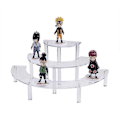 Miniatyrbillede 3 af 5: Transparent Aftagelig Akryl Kage Display Stand Til Fest Rund Cupcake Holder Bageudstyr Bryllup Bi