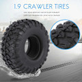 Miniatyrbilde 2 av 5: 4 stk 1,9 tommers gummidekk 1,9 hjuldekk 118x48MM for 1/10 RC Crawler TRX4 Axial SCX10 90046 AXI03