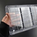Miniatyrbilde 3 av 5: Polykarbonat Sjokoladeform for Godterilaging, Baking og Godterisnacks, Slitesterkt Apparat for Pro