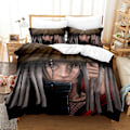 Miniatyrbilde 1 av 3: N8 Naruto 3D-printet sengesett dynetrekk putetrekk barn gave US TWIN 173x218cm