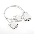 NY 1 PC TIL 2 SKÆRME SPLITTERKABEL TIL VGA VIDEO
