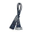 Miniatyrbillede 5 af 5: M.2 til Oculink 4i forlængerkabel til M.2 Mkey NVME til SFF8611 adapterkabel PCIe 4.0 X4 Gen4 Sølv