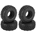 Miniatyrbilde 1 av 5: 4 stk 1,9 tommers gummidekk 1,9 hjuldekk 118x48MM for 1/10 RC Crawler TRX4 Axial SCX10 90046 AXI03