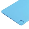 Miniatyrbillede 5 af 5: Kompatibel med iPad Pro 11 (2024) Taske PU Læder Tri-fold Stand Magnetisk Lukning Tablet Cover Azure