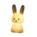 Miniatyrbillede 2 af 5: LED Natlampe Kanin Dyr Tegneserie Silikone Lampe Dæmpbar USB Genopladelig Børne Sovelampe L