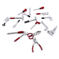 Miniatyrbillede 4 af 5: 17 STK 1:12 Miniature Værktøj Reparation Multi-Værktøj Model Sæt til Dekorationstilbehør Mini Haveartikler