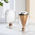 Miniatyrbild 4 av 5: 2 Set Helixformad Tändstickshållare, Glas Tändsticks-cloche för 4 tum
