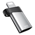 Miniatyrbild 1 av 4: ADS-616B Lightning Hane till Typ-C Hona Mini Konverterare Portabel OTG Adapter Silver