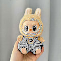 Miniatyrbild 1 av 5: Original Andra Generationens Labubu Monster Have A Seat Serie Söt Docka Klädleksak Ornament Endast Kläder Söt Dockleksak Present-Labubu 19