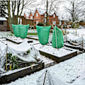 Miniatyrbilde 5 av 5: 2 Pakker Plantetrekk Frostbeskyttelse 80,5cm x 121,2cm Frosttepper for Planter Frostduk Plante