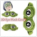 Miniatyrbild 4 av 4: 1 st Söt Ledsen 3D Groda Ögonmask Sovmask (Elastiskt band)