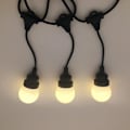 Pikkukuva 1 / 5: IP65 LED-valosarja keijukaisvaloköynnöksellä, suunniteltu loma-ajan valaistukseen, häihin, puutarhajuhliin, patiolle, aukiolle, joulukuuseen, ulkokoristeluun 23M 25Bulbs Drop milky