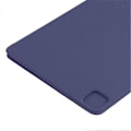 Miniatyrbild 5 av 5: Kompatibelt Fodral för iPad Pro 11 (2024) PU Läder Tri-fold Ställ Magnetisk Stängning Tablet Skydd DarkBlue