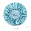 Miniatyrbilde 3 av 4: 2 STK Dusjhette Badehette Vanntett Dusjhette Elastisk Vanntett Dusjhetter for Damer Spa Salong Lilla+Mørkeblå