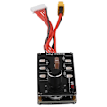 Miniatyrbillede 2 af 5: Whoop Series Board Balance Ladeplade 6 Port 1S LIPO Batteri XT60 Input til PH2.0 BT2.0 1S FPV