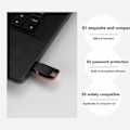 Pikkukuva 5 / 5: Mini High -Capacity Nopea USB-muistitikku 2.0 256G Avaimenperä