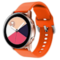 Miniatyrbillede 2 af 5: 20 mm firkantet spænde silikone smart watch rem kompatibel med GarminMove Luxe/Move Style/Move 3 Orange