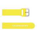 Miniatyrbillede 4 af 5: 20 mm firkantet spænde silikone smart watch rem kompatibel med GarminMove Luxe/Move Style/Move 3 Yellow