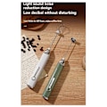 Miniatyrbilde 3 av 5: Bærbar Håndholdt Eggvisp Trådløs USB Oppladbar Dobbel Miksevisp Kaffeblender Melkeshaker Mikser Skummer A H
