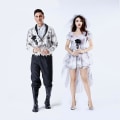 Miniatyrbild 1 av 2: Cosplaykostym för par, andlig kärlek, blodighet, maskerad, scenframträdandekläder Men XL
