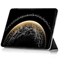 Miniatyrbild 3 av 5: Kompatibelt fodral för Huawei MatePad Pro 13.2 (2025) PU Läder TPU Baksida Trefaldigt Ställ Tablet Skydd Grey