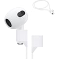 Miniatyrbillede 1 af 5: Enkelt udskiftningshøjre øreprop til AirPods 3. generation, kun kompatibel med AirPods 3. generation model A2565, venstre øreside trådløs øreprop, leveres med Magne