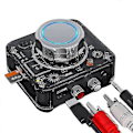 Pikkukuva 1 / 5: Bluetooth 5.0 Audio Receiver 3D Stereo Langaton Adapteri TF-kortti RCA 3.5mm 3.5 Aux-liitäntä Auton Johdolle