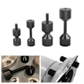 Miniatyrbillede 2 af 5: 4 stk. Aluminium Flange To Hul Pins 1-1/8 Tommer To Hul Justeringspins & 1-5/8 Tommer Aftagelig Fla