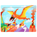 Pikkukuva 1 / 5: 15*11cm 3D Palapeli Sarjakuvaeläimet Puupalapeli Lasten Kognitiivinen Palapeli Vauvan Puiset Lelut Opetuslelut Lapsille 7-pterodactyl
