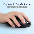 Miniatyrbillede 2 af 4: Sort Trådløs Mus, 2400 DPI Trådløs Mus med 6 Knapper, 2.4G Ergonomisk USB Trådløs Mus, Autonomi til Laptop PC Mac Computer