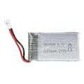 Miniatyrbilde 1 av 5: 3.7v 2000mah Lipo Batteri 903048 Li-ion Batteri/lader Rc Quadcopter Reparasjon Reservedeler For Ky601s H11d H11c Rc Droner
