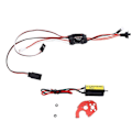 Miniatyrbillede 2 af 5: 30A Børstet ESC & 66T Stærk Magnetisk 050 Motor Combo til RC Bil 1/24 SCX24 RC Crawler Opgraderingssæt PH2.0 2Pin Stik