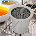 Miniatyrbillede 2 af 5: Te-infuser i metal, foldbart tefilter i rustfrit stål