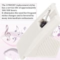 Miniatyrbilde 3 av 5: ATN85EP Erstatningsstift for AT85EP Kompatibel for ATN85EP Elliptisk Platespillerstift for AT301E