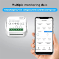 Miniatyrbild 4 av 5: Tuya Wifi Smart Strömmätare med Strömtransformator Klämma 2 Kanaler 80A Energimätare Smart Hem Wa