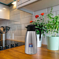 Miniatyrbillede 2 af 5: Sølv 304 Rustfrit Stål 2L Termokande Vakuumisoleret Vandkande Kaffe Te Mælkekande Termokande