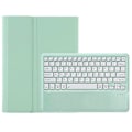Pikkukuva 2 / 5: A810B Yhteensopiva Samsung Galaxy Tab S9 FE+ 12.4\" X610 / X616 Irrotettava Bluetooth-näppäimistökotelo Kynäpaikka Tablettikotelo LightGreen