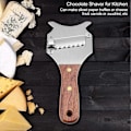 Miniatyrbillede 4 af 4: Chokoladehøvl i rustfrit stål til trøfler, ost, skarp hvidløg, svampe, grøntsager og frugtskærer