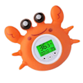 Miniatyrbild 1 av 5: Badtermometer för barn med rumstemperatur, trefärgad bakgrundsbelyst display Fahrenheit och Celsius, säkerhet