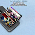 Miniatyrbild 4 av 5: Kompatibelt för iPhone 16 Pro Max E Ink-mobilskal med 4-färgsskärm, DIY Trådlös NFC-fotovisning Grey