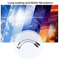 Miniatyrbilde 5 av 5: 2 STK Plugg til RJ45 Adapter for 1200 Mbps IP68 Vanntett Ethernet Skjøtekabel Pluss for Dishy & Rou