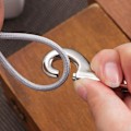 Miniatyrbilde 2 av 4: 6-pakning Dobbelthodet Bolt Snap Krok, Sink Legering Krok Metallklips for Hundebånd, Nøkkelring, Sølv