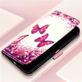Miniatyrbillede 4 af 5: Kompatibel med Samsung Galaxy A34 5G YB Mønster Print Læder Serie-2 PU Læder 3D Mønster Print Støtteben Anti-ridse P