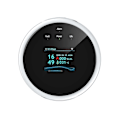 Miniatyrbild 1 av 5: Wifi Gasläckagedetektor och brandvarnare LCD-skärm Väggmonterad APP-kontroll Smart Wi-Fi Naturgas/