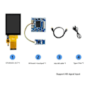 Pikkukuva 2 / 5: 2,8 tuuman mini jaettu näyttö HDMI-yhteensopiva näyttö 480x640 resoluutio täysi näkymä RGB IPS universaali Ca