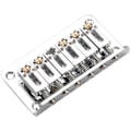 Miniatyrbild 4 av 5: Hardtail Gitarrstall Kropp Genomgående för 6-strängad Elgitarr Silver